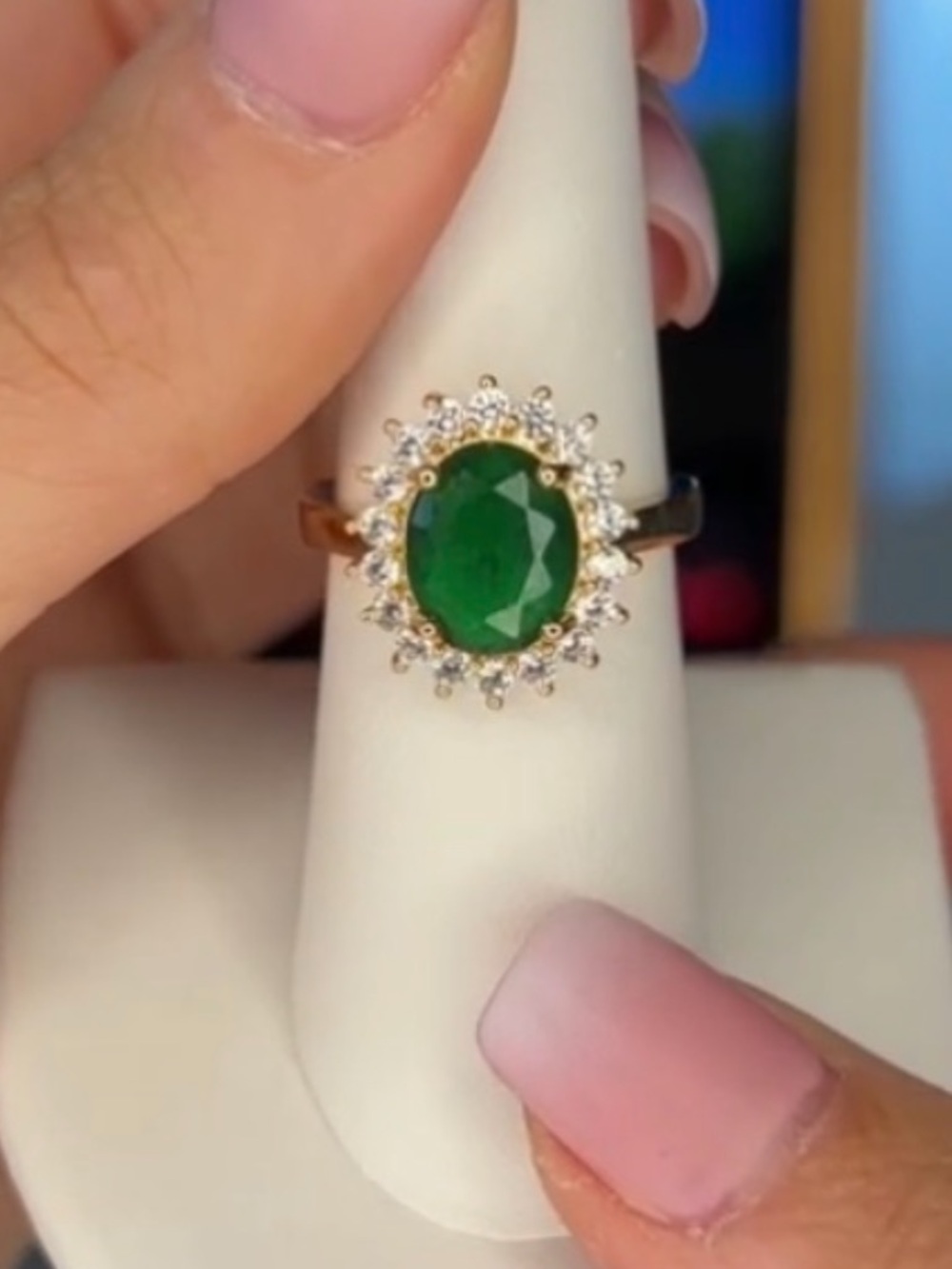 1116. NWT PRETTY BIRD Tarnish-Proof Princess Diana Inspired Ring Sz 6.5